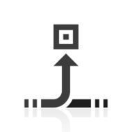 Conveyor icon on a white background N40