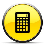 Calculator icon on a round button N7