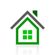 Home icon on a white background N41