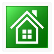 Home icon on a square button N23