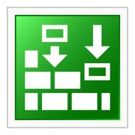 Wall icon on a square button N26