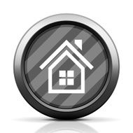 Home icon on a round button N55
