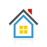 Home icon on a white background N42