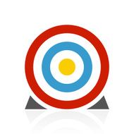 Target icon on a white background N52