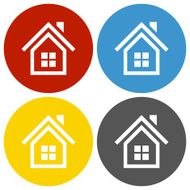 Home icon on circle buttons N11