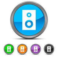 Audio Speaker icon on circle buttons N2