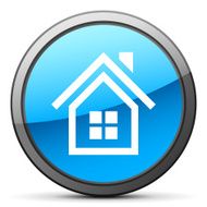 Home icon on a round button N57