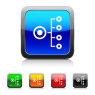 Organization Chart icon on color buttons N4