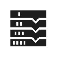 Flowchart icon on a white background N104