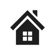 Home icon on a white background N43