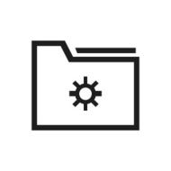 Folder icon on a white background N8