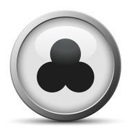 Venn Diagram icon on a silver button N6
