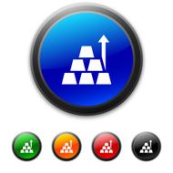 Gold icon on round buttons