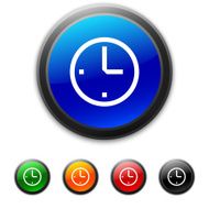 Clock icon on round buttons