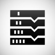 Flowchart icon on a white background N105