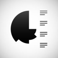 Coxcomb Chart icon on a white background N35