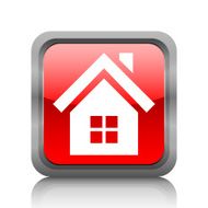 Home icon on a square button N26