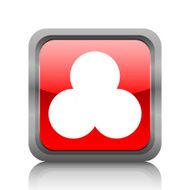 Venn Diagram icon on a square button N22