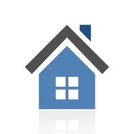 Home icon on a white background N45