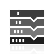 Flowchart icon on a white background N108