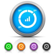 Donut Chart icon on round buttons N18