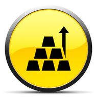 Gold icon on a round button N6