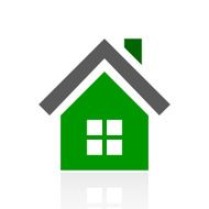 Home icon on a white background N48