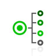 Organization Chart icon on a white background N32