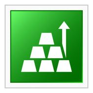 Gold icon on a square button N4