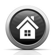 Home icon on a round button N64
