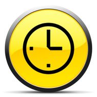 Clock icon on a round button N9