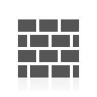 Wall icon on a white background N46