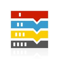 Flowchart icon on a white background N110
