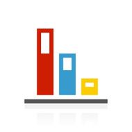 Bar Graph icon on a white background N141