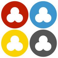 Venn Diagram icon on circle buttons N11