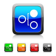 Flowchart icon on color buttons N21