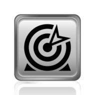 Target icon on a square button N39