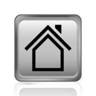 Home icon on a square button N28