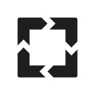 Chevron Chart icon on a white background N61