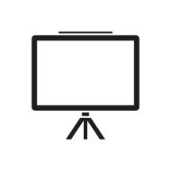 Presentation icon on a white background N22