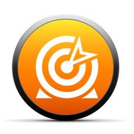 Target icon on a round button N90