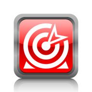 Target icon on a square button N41