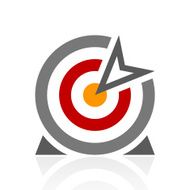 Target icon on a white background N63