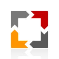 Chevron Chart icon on a white background N64