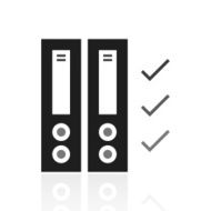 Computer Server icon on a white background N26