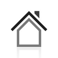 Home icon on a white background N53