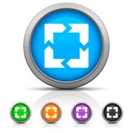 Chevron Chart icon on round buttons N20