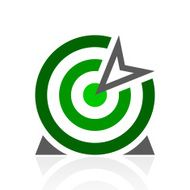 Target icon on a white background N65