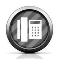 Phone icon on a round button N6