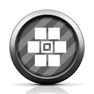 Wall icon on a round button N67